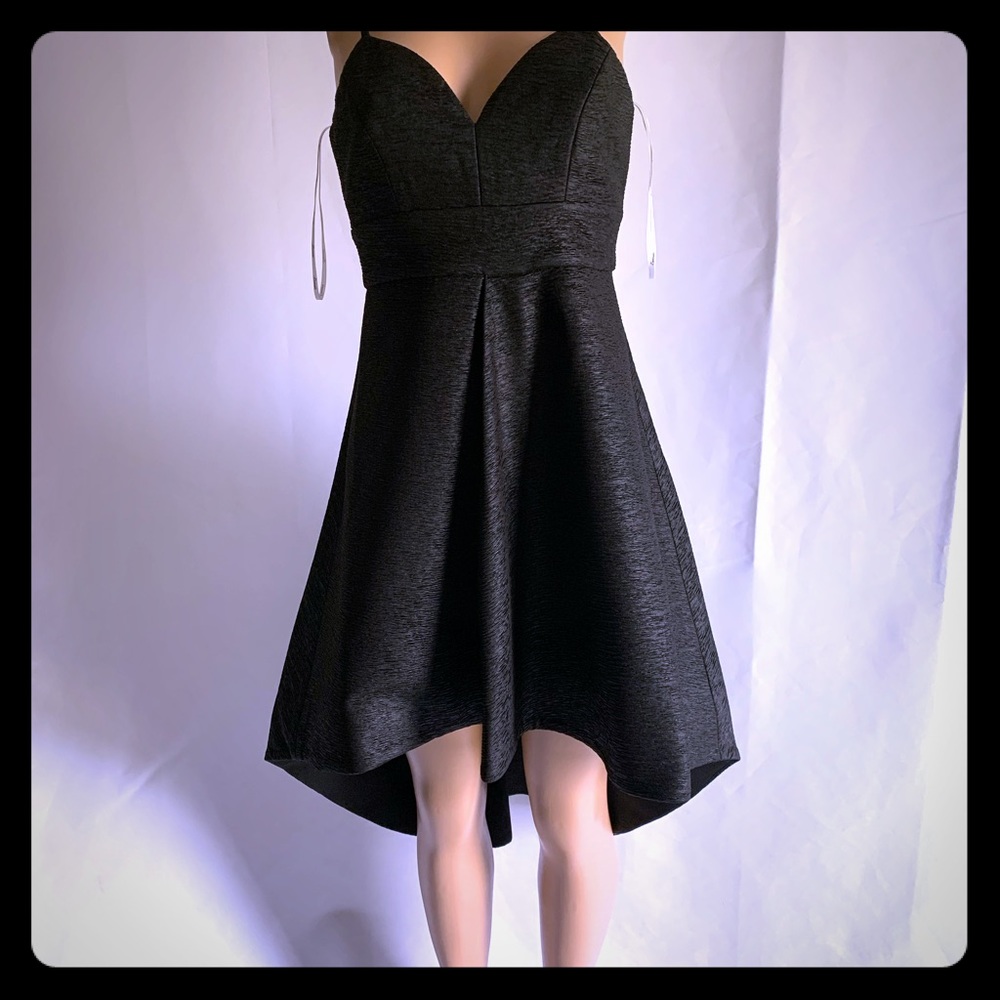 Lumier black evening dress